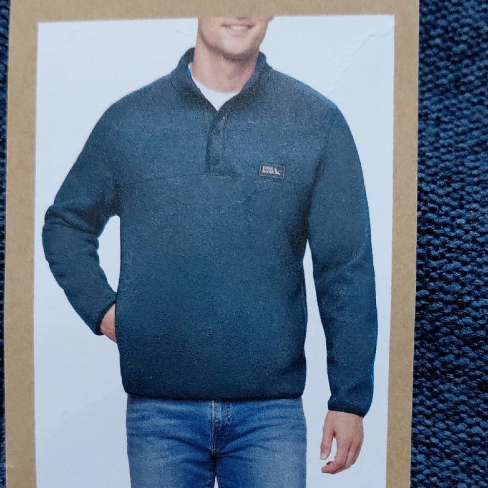 Eddie Bauer Men's Teal Crewneck Pullover